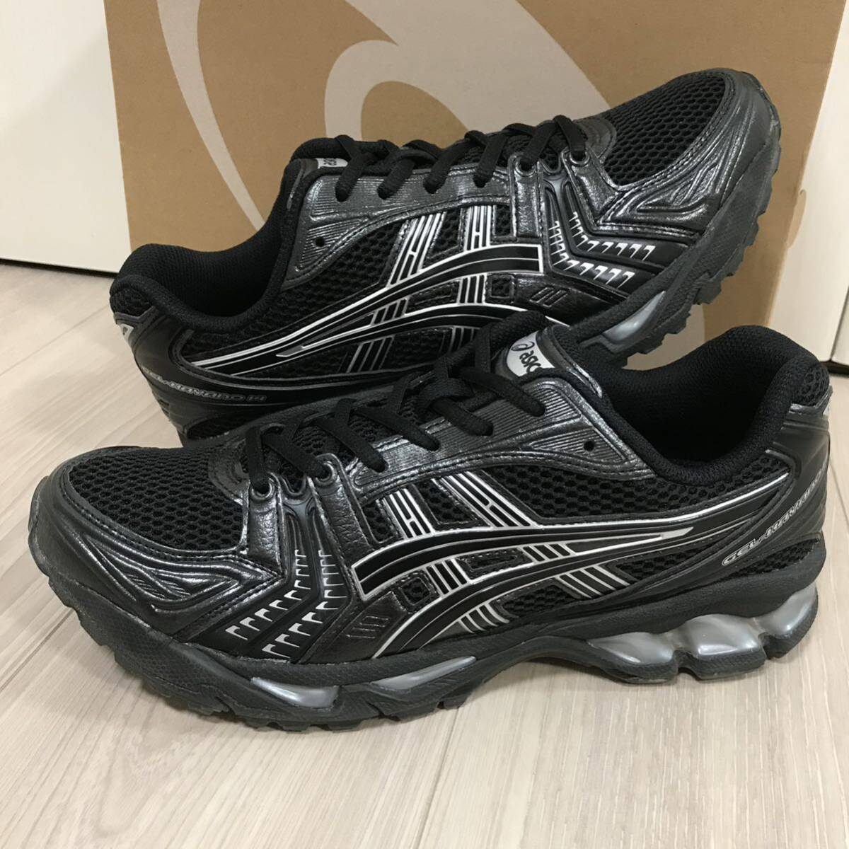 Asics Gel-Kayano 14 Black Pure Silver アシックス ゲルカヤノ Asics Gel-Kayano 14 Black Pure Silver アシックス ゲルカヤノ
