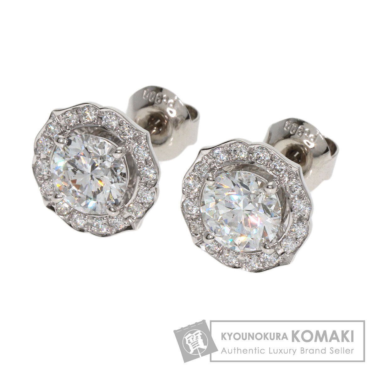 ジュエリー ダイヤモンド ピアス プラチナPT900 中古