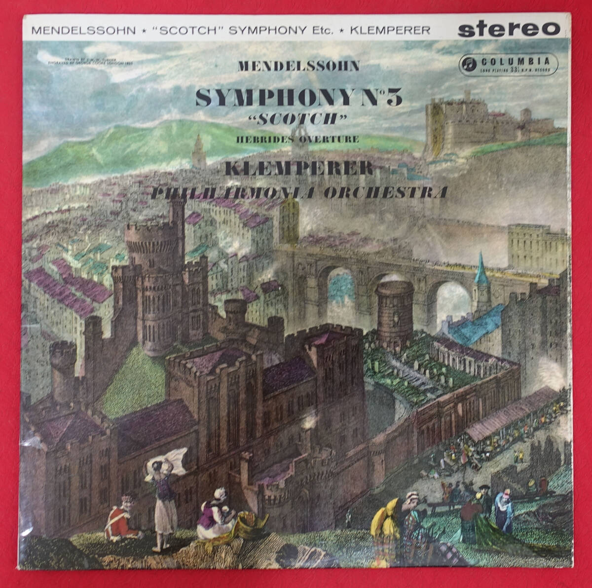 英Columbia SAX 2342 B&S メンデルスゾーン交響曲第3番 クレンペラー