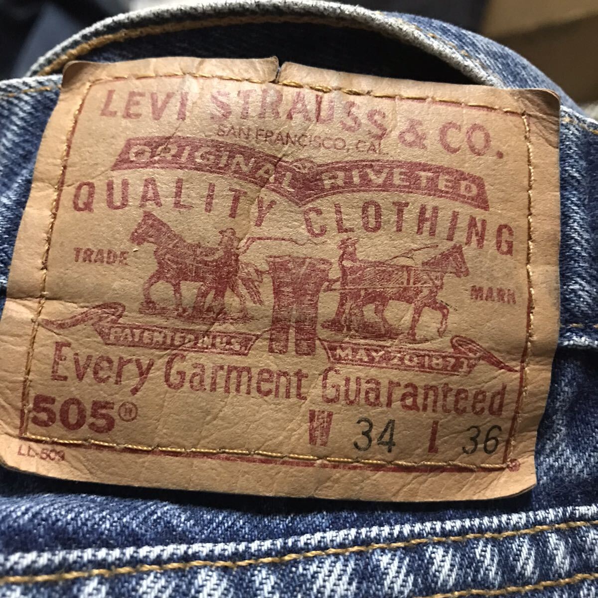 色落ち抜群 00s USA製 Levi's 505 リーバイス 501 90s W34 色落ち抜群 00s USA製 Levi's 505 リーバイス 501 90s W34