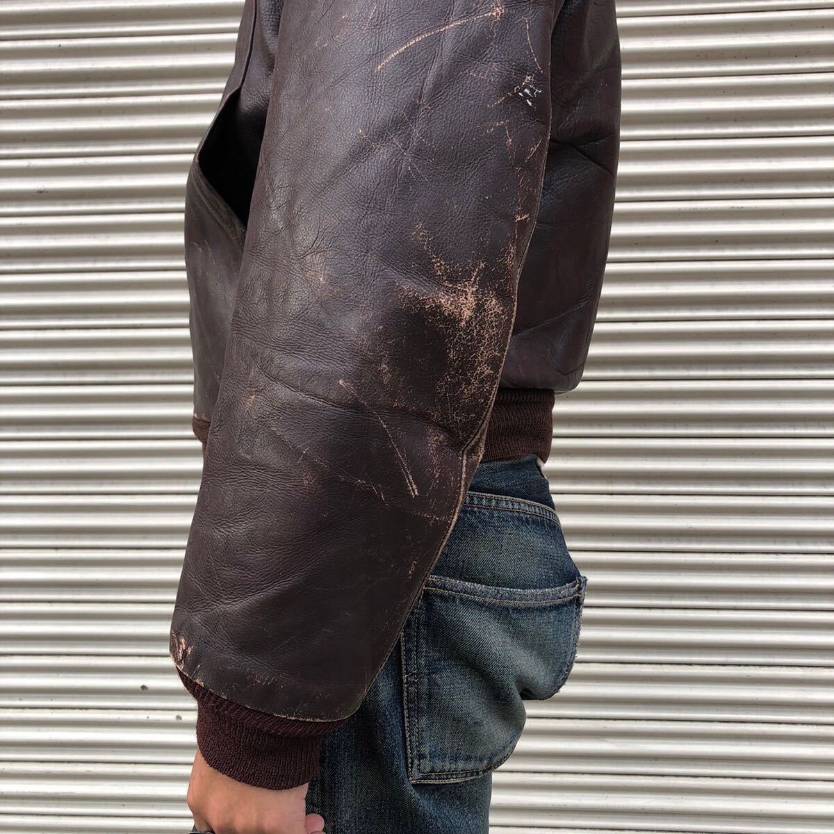 50s HERCULES 襟ボア ジャケット ヘラクレス レザー ステア 50s HERCULES 襟ボア ジャケット ヘラクレス レザー ステア