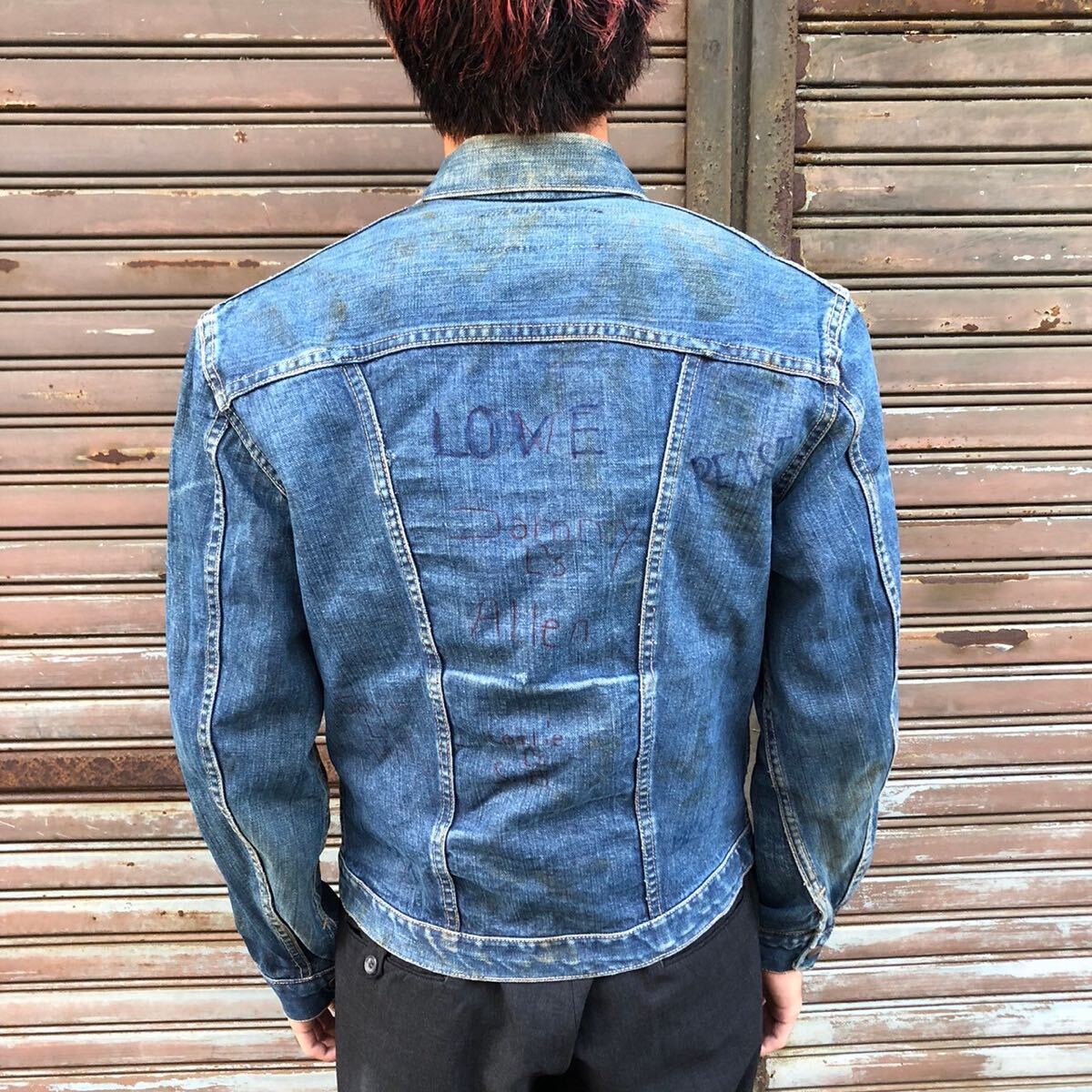 濃紺 60s USA製 WRANGLER BlueBell 24MJ ヴィンテージ デニム 濃紺 60s USA製 WRANGLER BlueBell 24MJ ヴィンテージ デニム