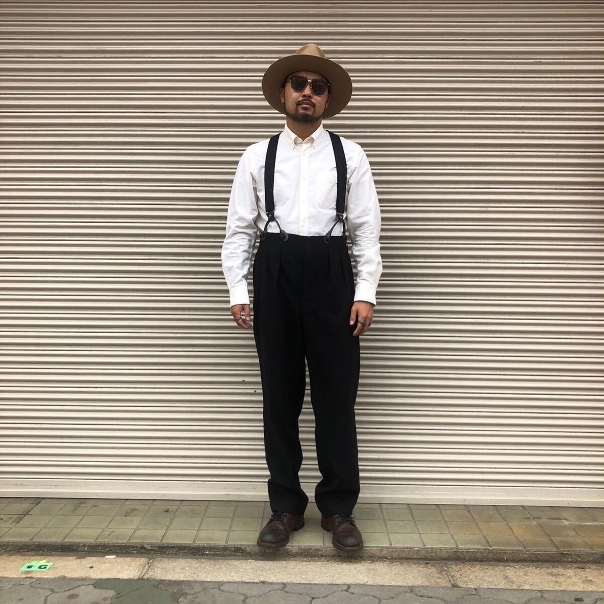 20s 30s Euro Vintage ウール スラックス 針刺し バックルバック 20s 30s Euro Vintage ウール スラックス 針刺し バックルバック