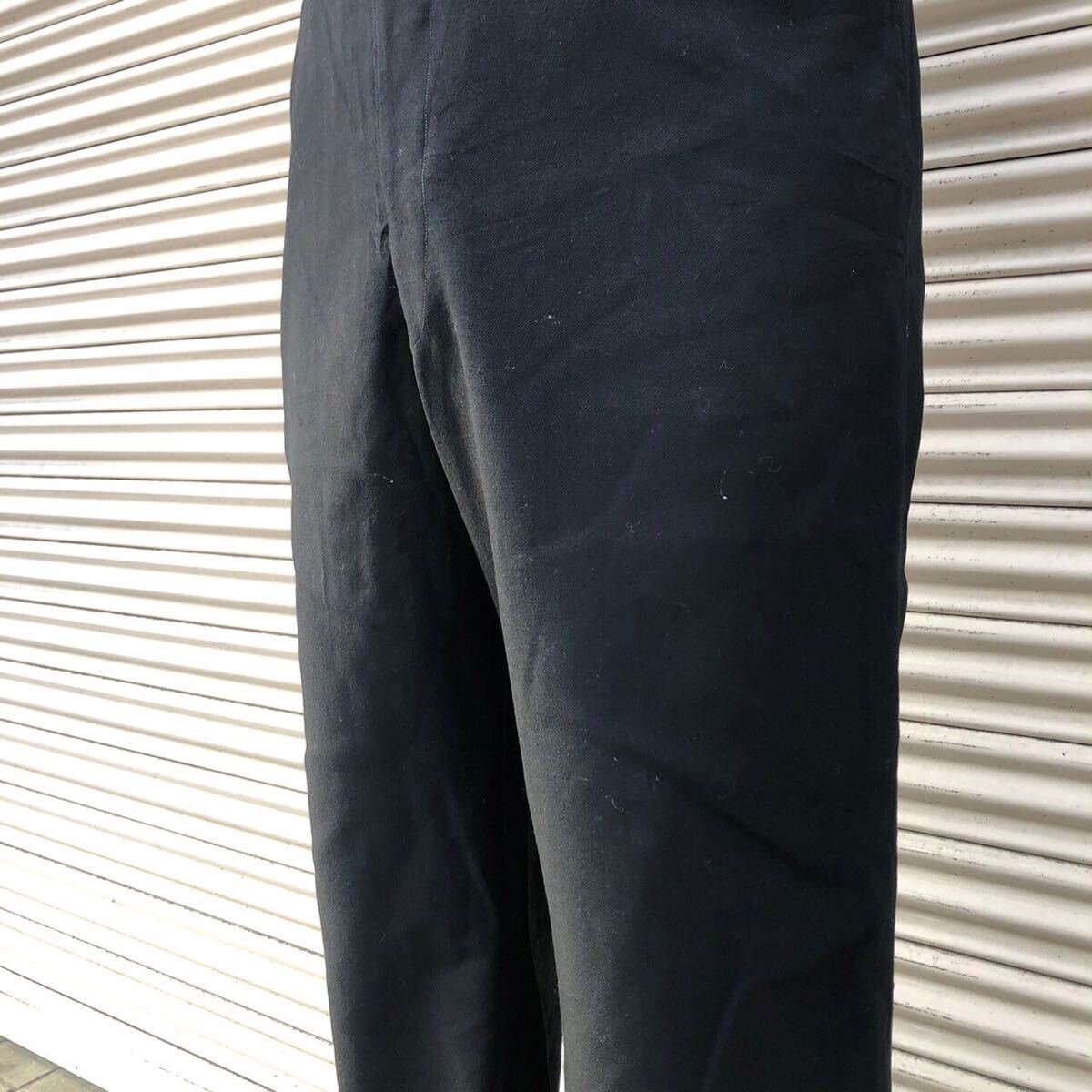 20s 30s Euro Vintage ウール スラックス 針刺し バックルバック 20s 30s Euro Vintage ウール スラックス 針刺し バックルバック