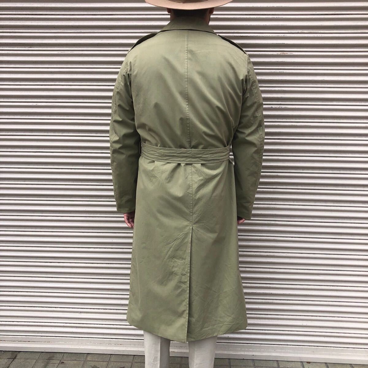 良品 70s French Army フランス軍 実物 オフィサー トレンチ 良品 70s French Army フランス軍 実物 オフィサー トレンチ