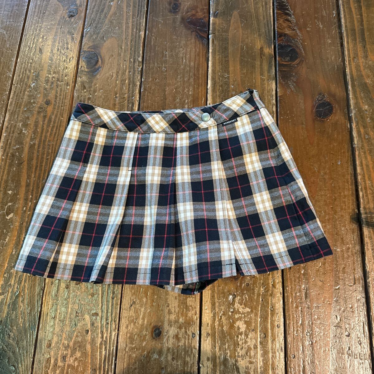 バーバリー◆Burberry◆チェックのキュロットスカート 110cm