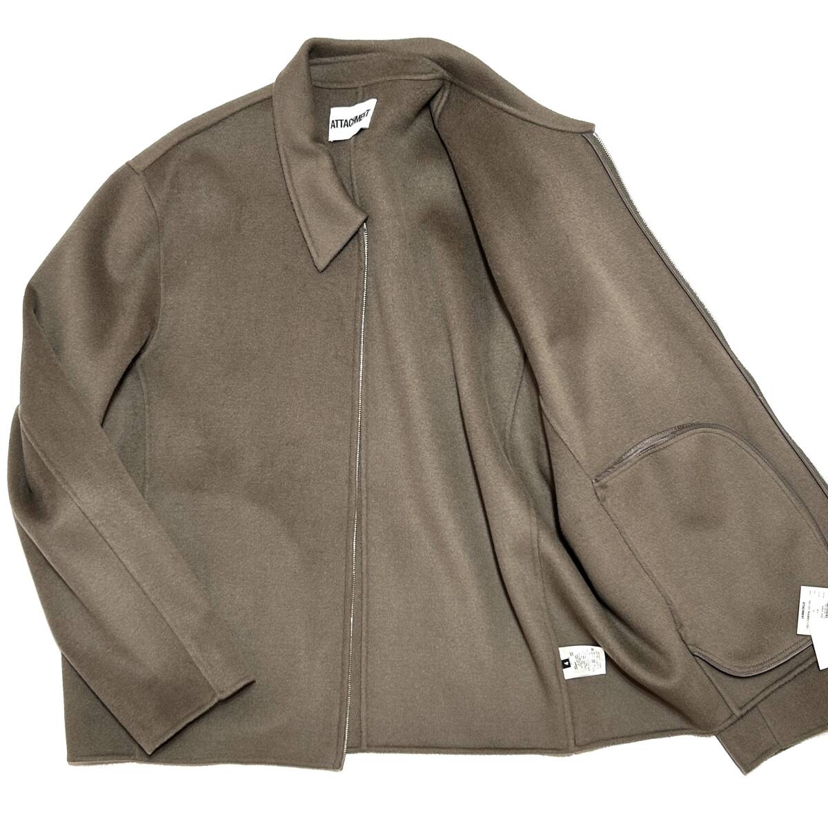 定価8 3万 ATTACHMENT W/CA DOUBLE FACE BEABER ZIP UP JACKET 4 定価8 3万 ATTACHMENT W/CA DOUBLE FACE BEABER ZIP UP JACKET 4