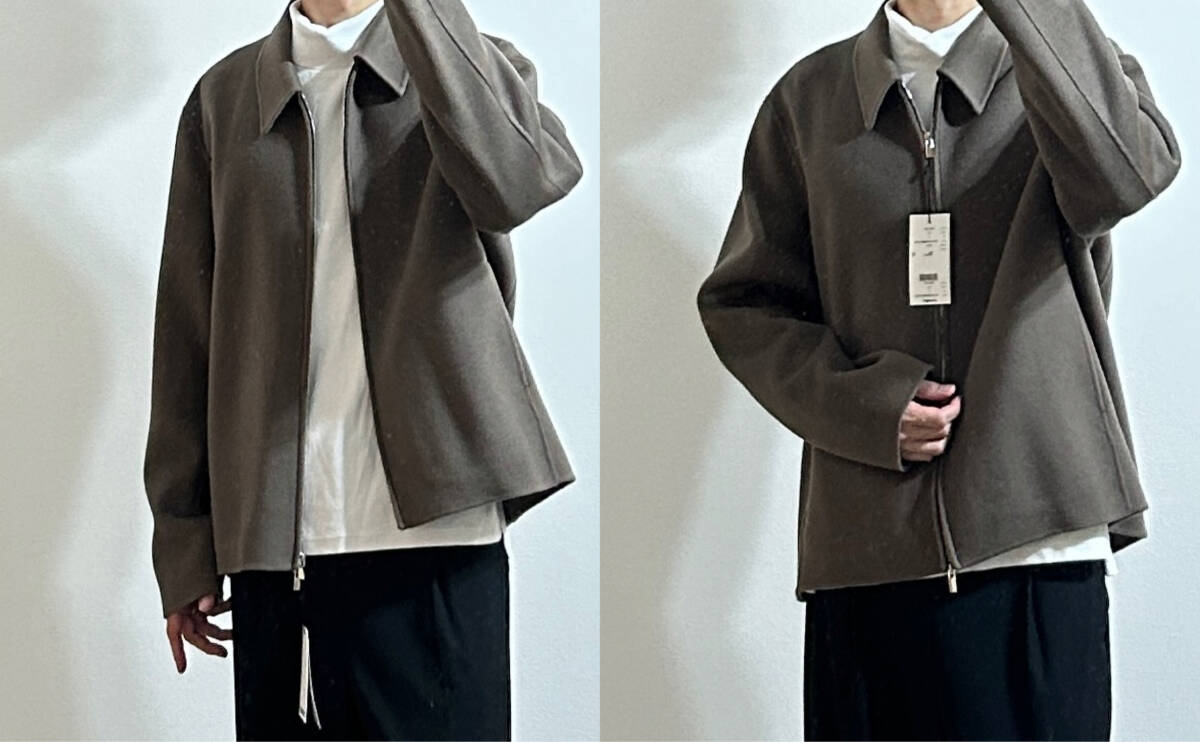 定価8 3万 ATTACHMENT W/CA DOUBLE FACE BEABER ZIP UP JACKET 4 定価8 3万 ATTACHMENT W/CA DOUBLE FACE BEABER ZIP UP JACKET 4