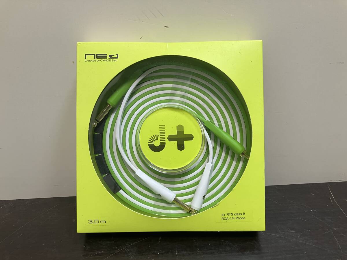 新品 未使用 OYAIDE オヤイデ電気 d+ RTS class B RCA 1/4 Phone フォノケーブル 3m アナログコード 千葉県船橋市三咲 手渡し可