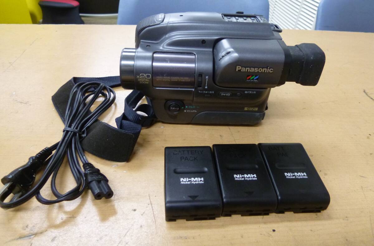 中古(ジャンク品) Panasonic/パナソニック ビデオカメラ NV-S58 [M-1294]◆送料無料(北海道?沖縄?離島は除く)◆