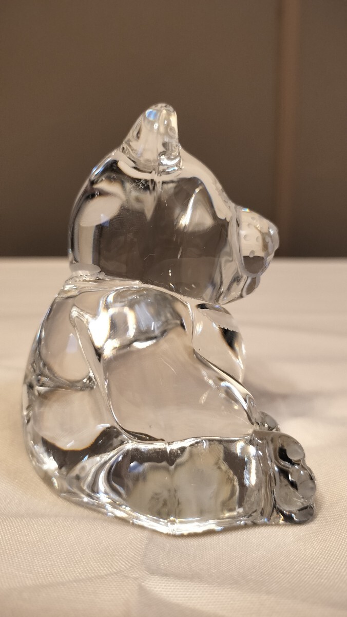 K09292 ◇Meissen/マイセン Crystal/クリスタル クマ ベア 置物