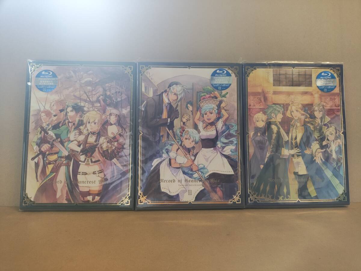 Blu-ray Disc　グランクレスト戦記　第1巻　第2巻　第3巻　未開封
