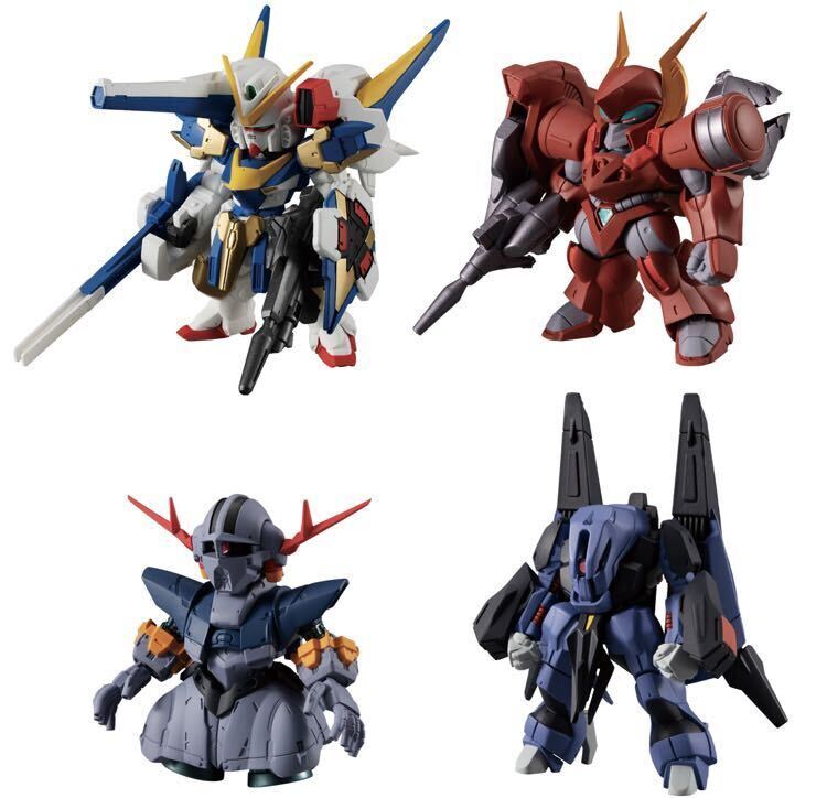 ① FW GUNDAM CONVERGE PLUS 01 BOX V2AB ジオング メッサーラ リグコンティオ　ガンダム アサルトバスター 4種 6個
