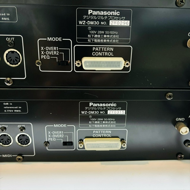 ☆Panasonic パナソニック RAMSA ラムサ WZ-DM30 ペア デジタル ☆Panasonic パナソニック RAMSA ラムサ WZ-DM30 ペア デジタル