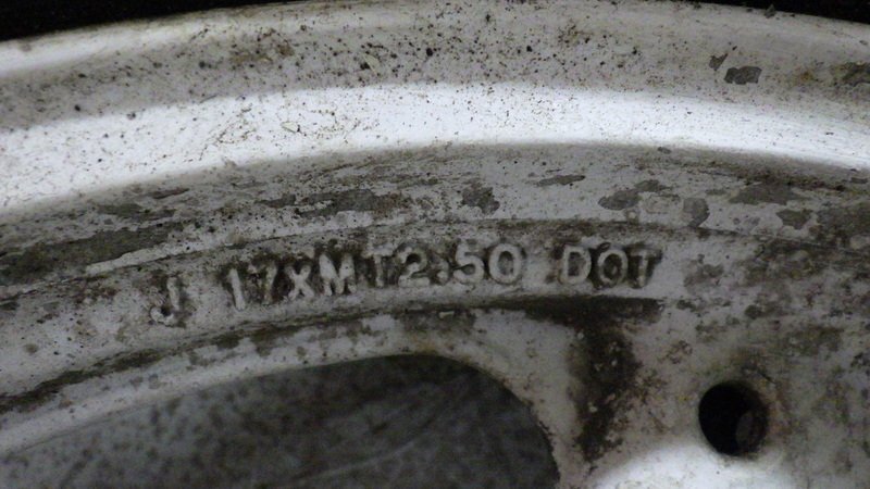 RGA-257A FZR250 純正 ホイール セット フロント リア 佐川2個口 送料著払い 2KR-210 検索 ヤマハ