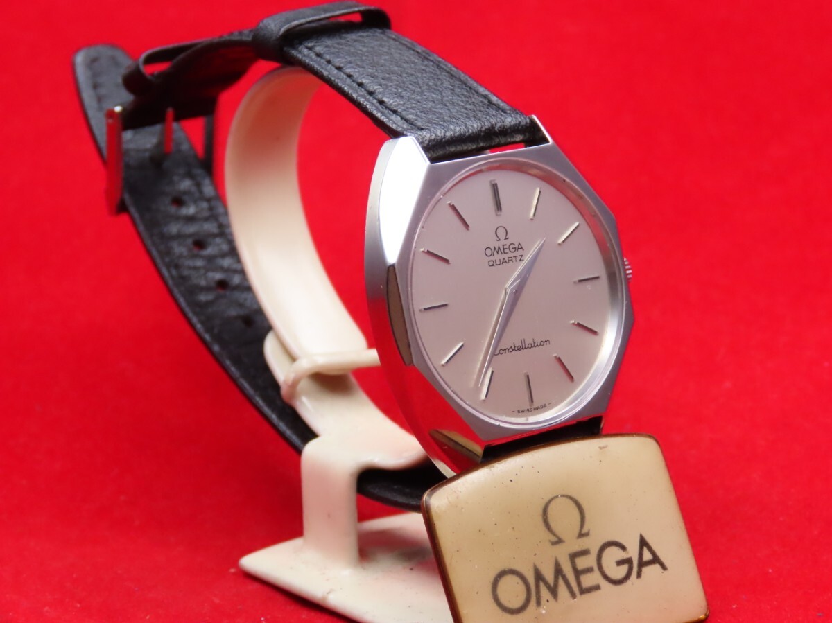 #! price sudden rise! property price! operation battery new goods men's Vintage high class super-rare! OMEGA Omega Constellation Constellation QUATZ quarts 