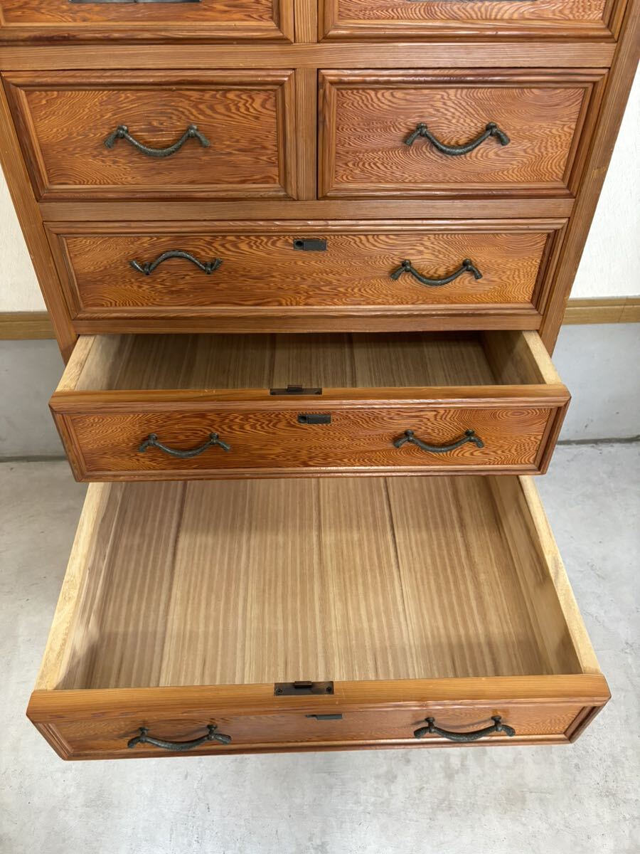希少 高級品 屋久杉 箪笥 和箪笥 鍵付き 漆塗り 認定品 太屋久杉 希少 高級品 屋久杉 箪笥 和箪笥 鍵付き 漆塗り 認定品 太屋久杉
