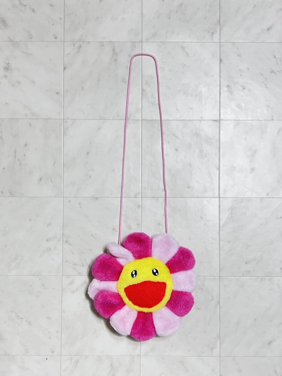 村上隆 KAIKAIKIKI カイカイキキお花 ショルダー ポーチ ピンク 村上隆 KAIKAIKIKI カイカイキキお花 ショルダー ポーチ ピンク