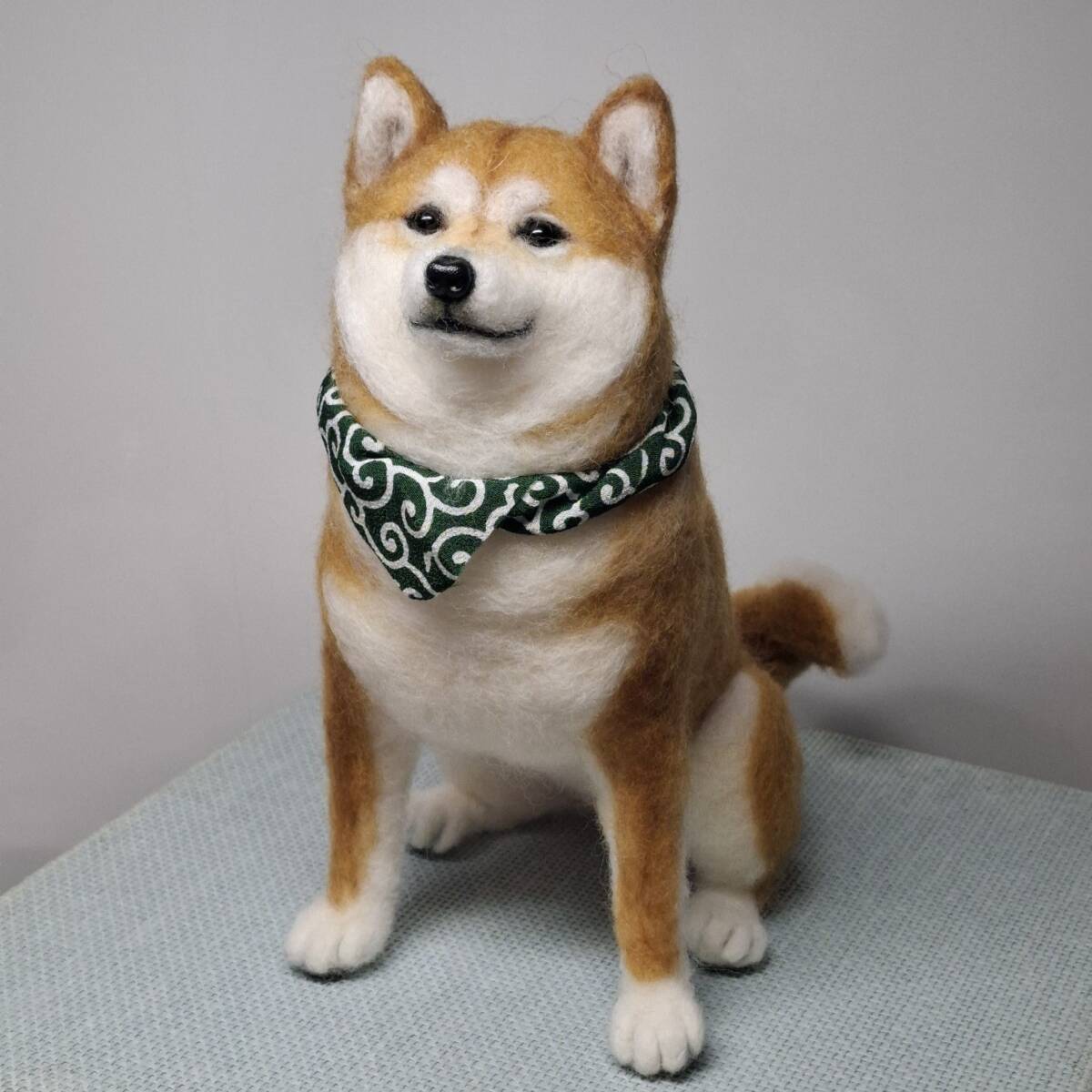 羊毛フェルト 柴犬 羊毛フェルト kanken 通販 12700905｜Creema