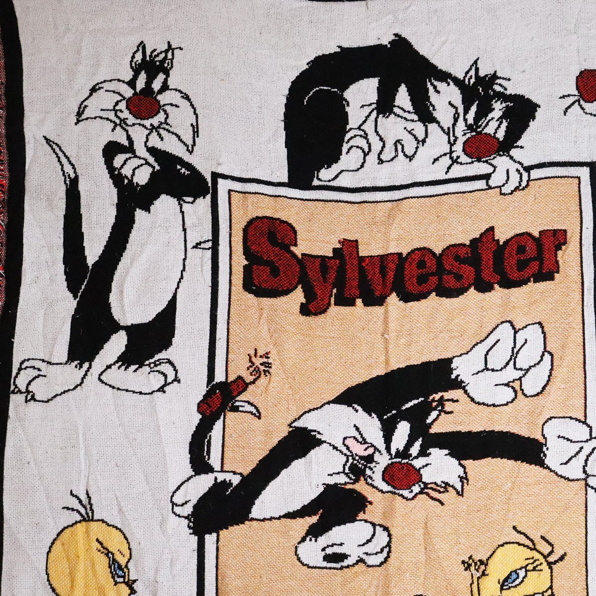 B1J/R9.5-3 90s Looney Tunes ルーニー・テューンズ ラグ マット B1J/R9.5-3 90s Looney Tunes ルーニー・テューンズ ラグ マット