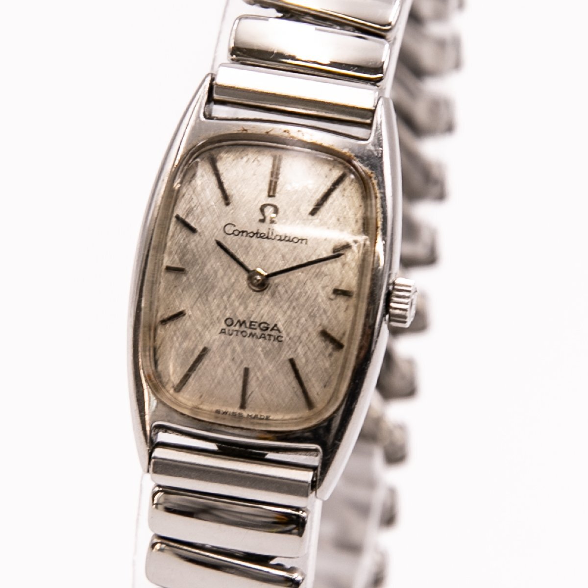 1円 稼働 OMEGA Constellation Automatic オメガ コンステレーション AT シルバー文字盤 腕時計 レディース ブランド 0716520240924