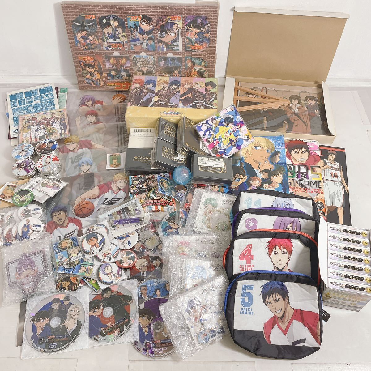 未開封品多数◆アニメグッズ 大量まとめ 黒子のバスケ 名探偵コナン テニスの王子様 他◆F5-K