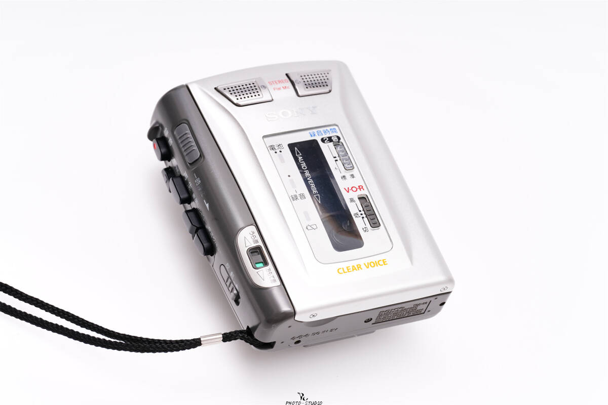 SONY カセットレコーダー ダブルスピーカー インタビュー用 TCS-60 極美品丨整備済 SONY インタビュー機 ダブルスピーカー付