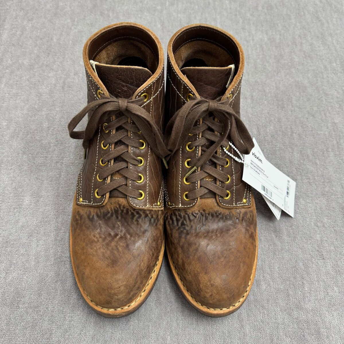 23AW visvim BRIGADIER BOOTS-FOLK DK BROWN 10 28cm ビズビム 23AW visvim BRIGADIER BOOTS-FOLK DK BROWN 10 28cm ビズビム