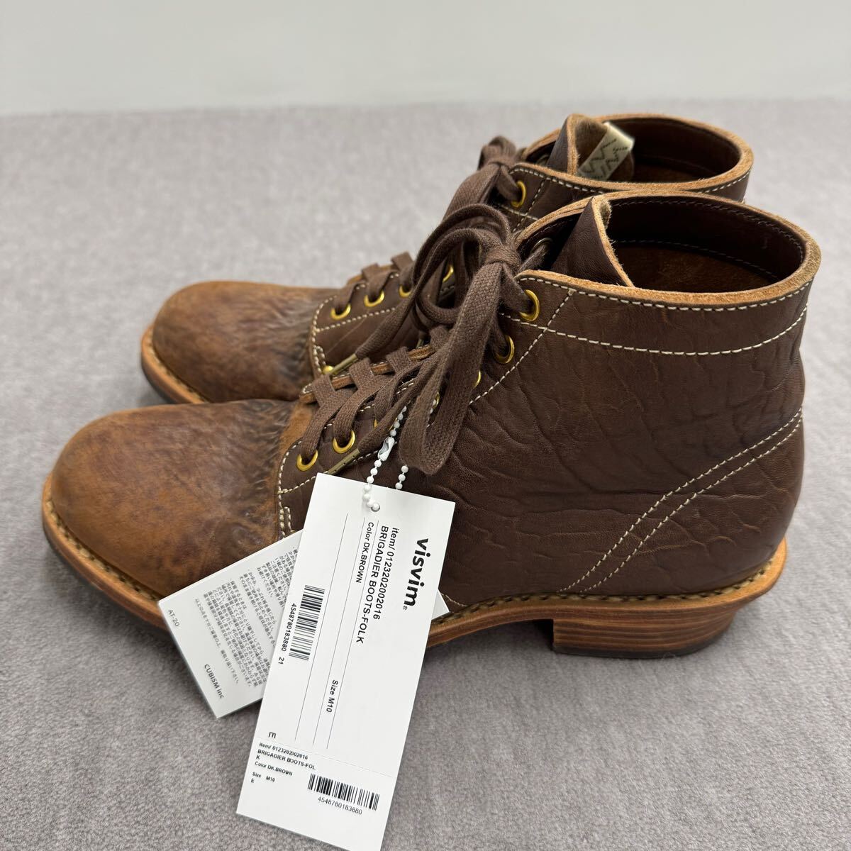 23AW visvim BRIGADIER BOOTS-FOLK DK BROWN 10 28cm ビズビム 23AW visvim BRIGADIER BOOTS-FOLK DK BROWN 10 28cm ビズビム