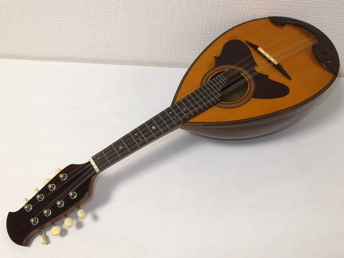 ♪鈴木バイオリン社・マンドリンM-218・1975年製・美的中古品♪ 鈴木マンドリン M-218 1975年 ハードケース 鍵無し 付き 品 鈴木