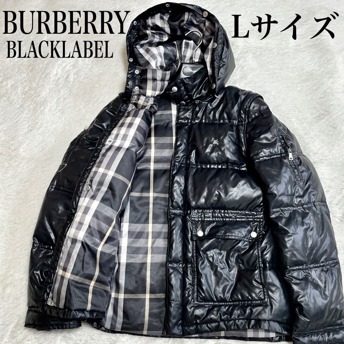 Lサイズ相当 バーバリーブラックレーベル BURBERRY BLACK LABEL Lサイズ相当 バーバリーブラックレーベル BURBERRY BLACK LABEL
