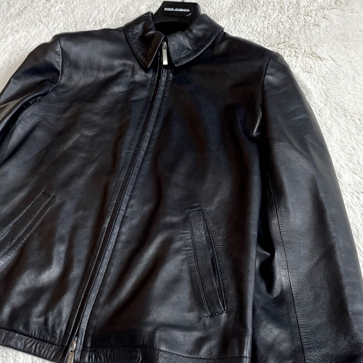 美品 BURBERRY 比翼バーバリー ノバチェック シングル レザー 美品 BURBERRY 比翼バーバリー ノバチェック シングル レザー