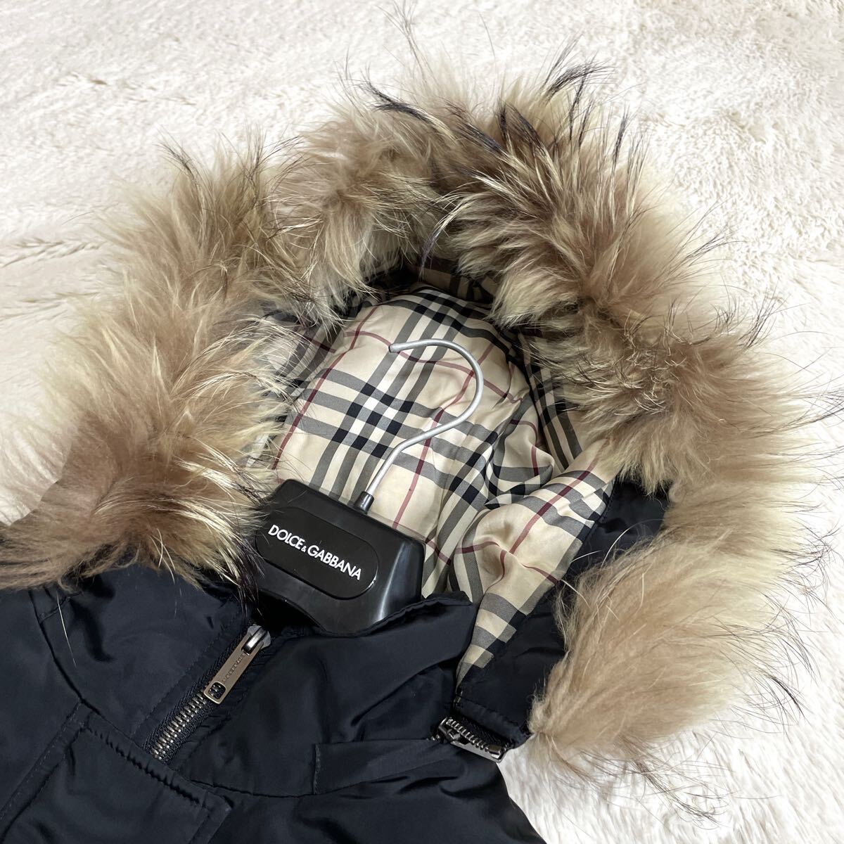 美品 大きいサイズ 3L BURBERRY ラクーンファー ダウン 美品 大きいサイズ 3L BURBERRY ラクーンファー ダウン