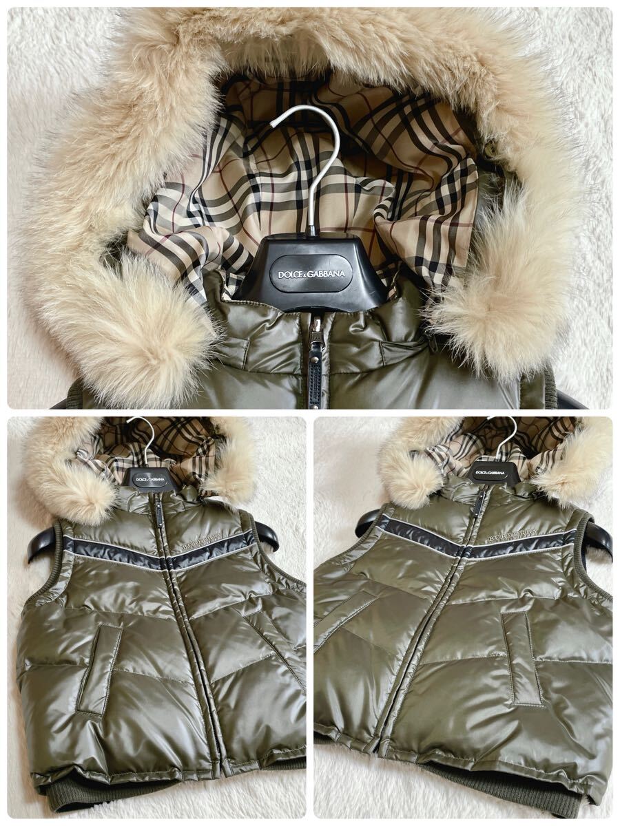 美品 BURBERRY ノバチェック ダウンベスト リバーシブル ファー 美品 BURBERRY ノバチェック ダウンベスト リバーシブル ファー