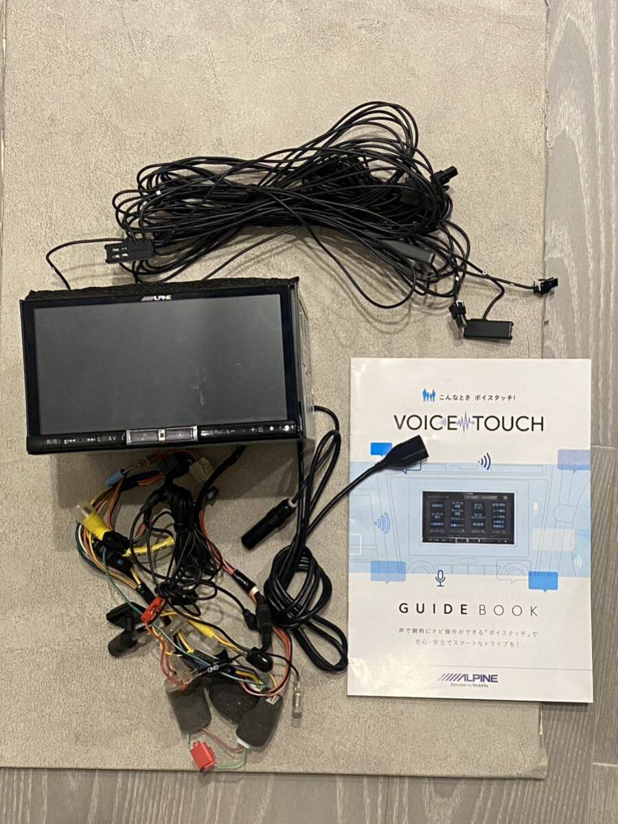 美品 ALPINE/アルパインナビ スバル純正オプションナビ 7DNXF2 インプレッサXVにて使用