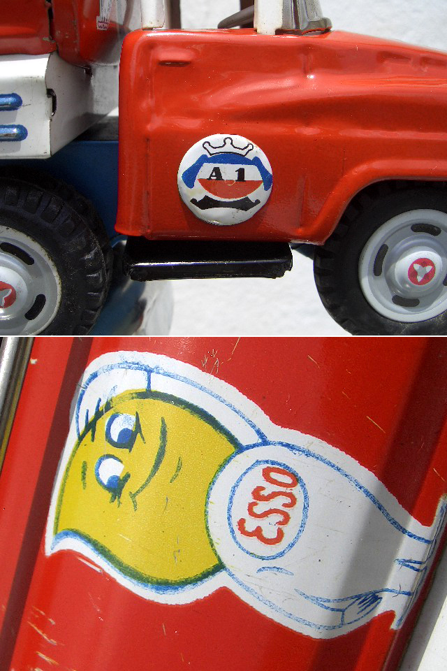 □1960S 浅草トーイ ASAKUSA TOY 巨大 エッソ ブリキ □1960S 浅草トーイ ASAKUSA TOY 巨大 エッソ ブリキ