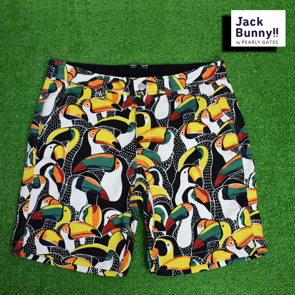 Jack Bunny!! ジャックバニー ゴルフ ハーフパンツ【ハシビロコウ/５】美品！