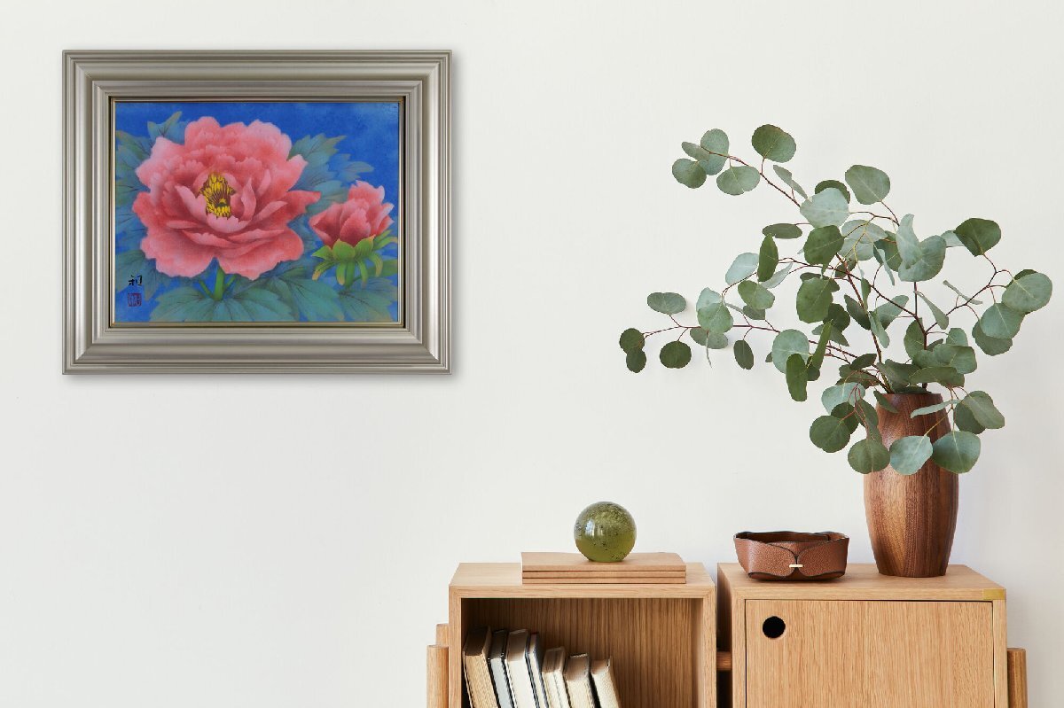 最新情報 Yahoo!オークション - 北海道画廊 - 絵画 版画 笠井和「富貴花」 版画