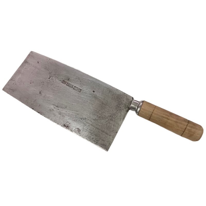 中華包丁 江汀 正三桁瓦 全長 約33cm 刃渡り 約21.5cm 料理器具 包丁 片刃 刃物 【中古品】 22403R23
