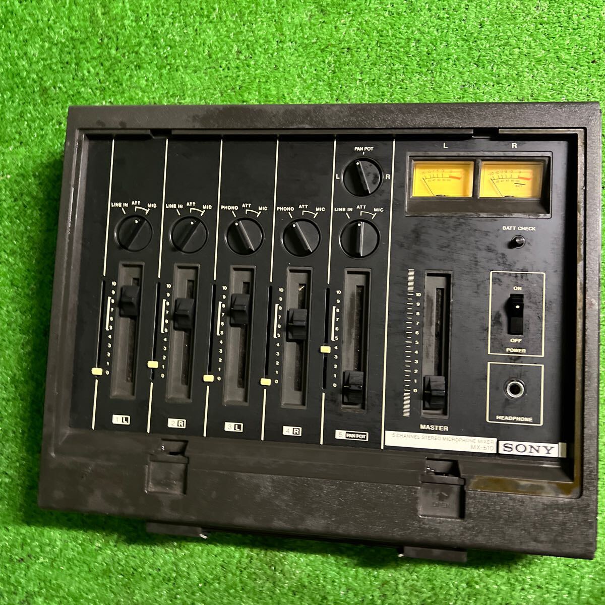  Mike миксер Sony MX-510 звуковая аппаратура Showa Retro 
