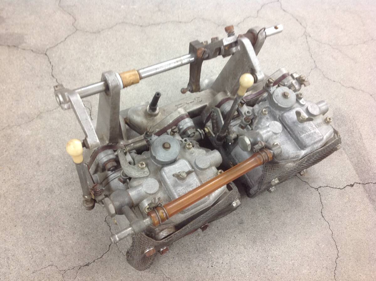 １円スタート ソレックスキャブレター インマニ付き 当時物 サニトラ AE86 TE27 ロータス スーパー7 40