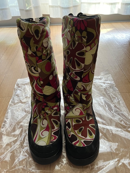 【訳アリ】EMILIO PUCCI　エミリオ?プッチ　ブーツ　サイズ不明　中古品