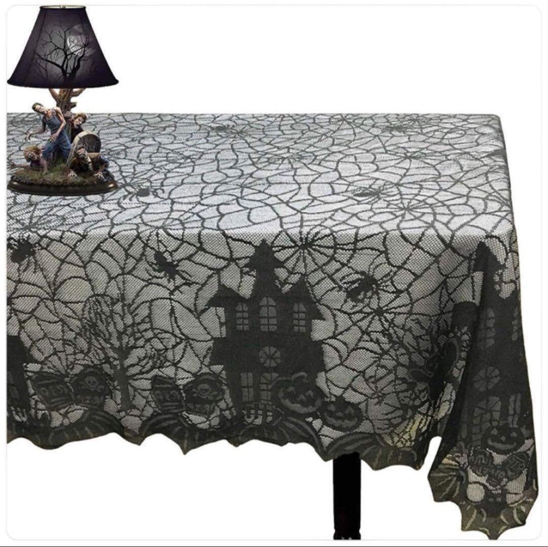  Halloween Spider we brace tablecloth 135×175cm party ..... pumpkin race 