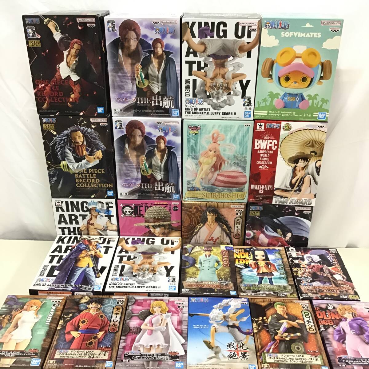 43 ジャンク品 訳アリ品 ワンピース シャンクス ボア・ハンコック しらほし姫 など プライズフィギュア まとめ 中古品 (140)