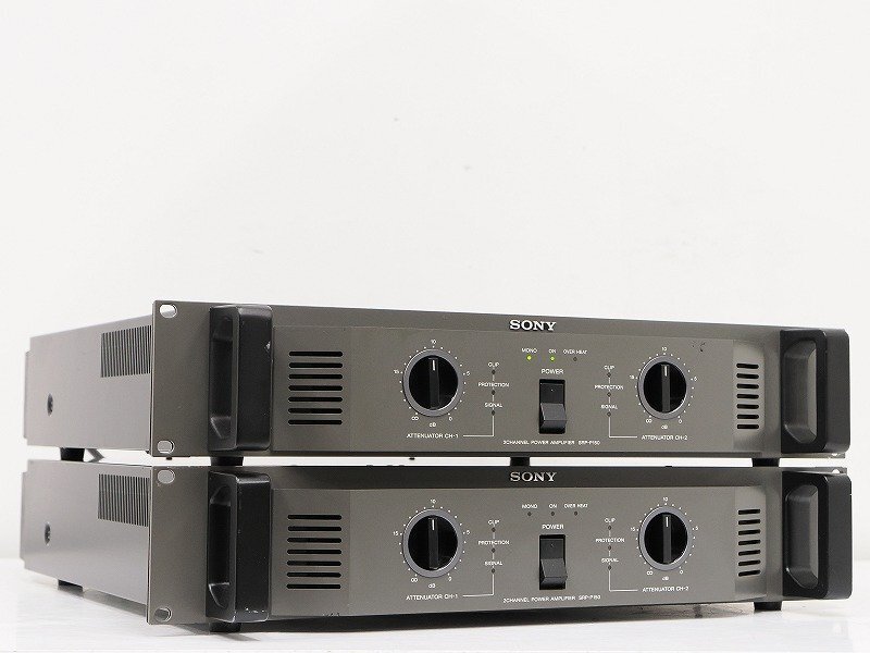 Yahoo!オークション - SONY SRP-P150 業務用 パワーアンプ 2台 Yahoo!オークション - SONY SRP-P150 業務用 パワーアンプ 2台