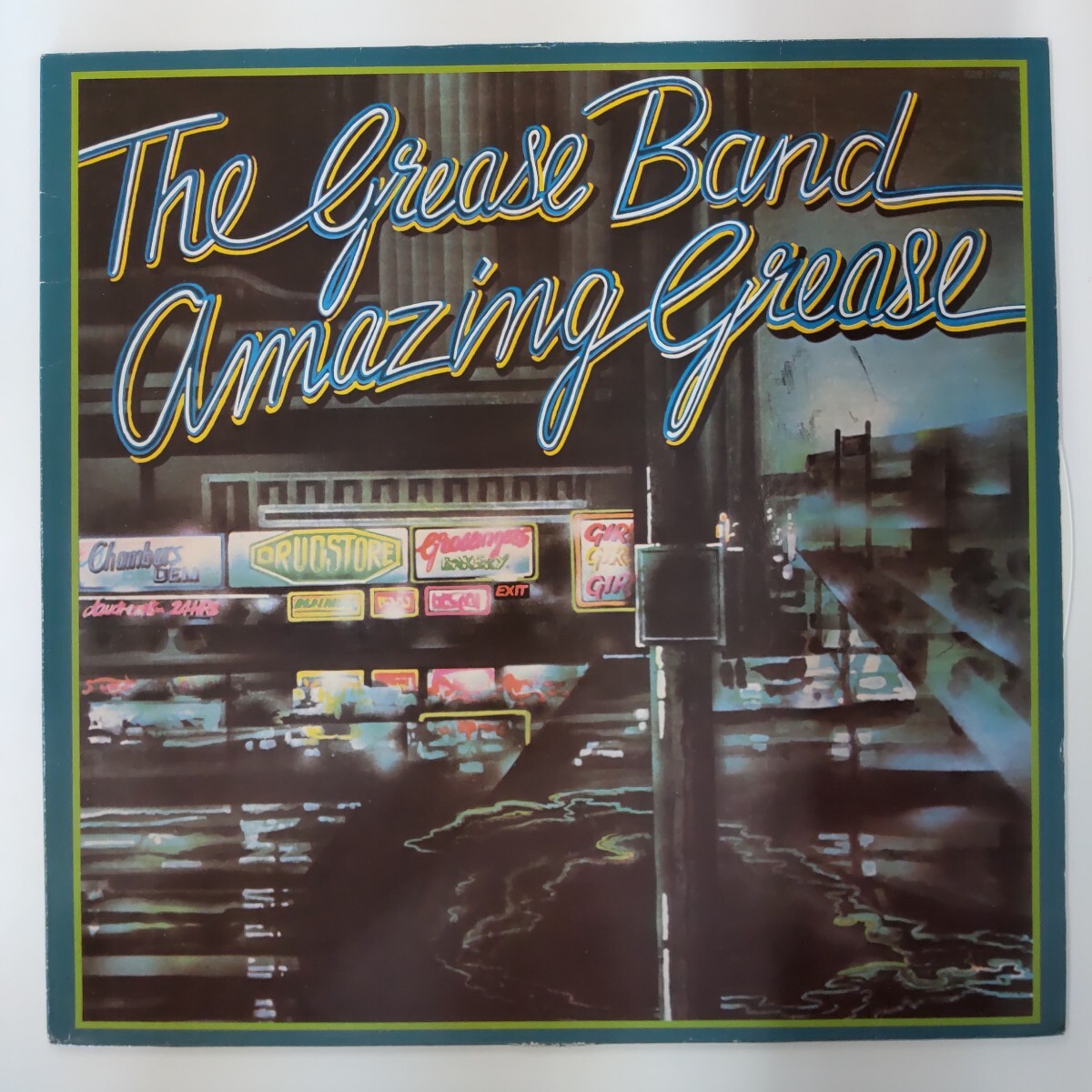 e249 The Grease Band グリース・バンド Amazing Grease LP レコード