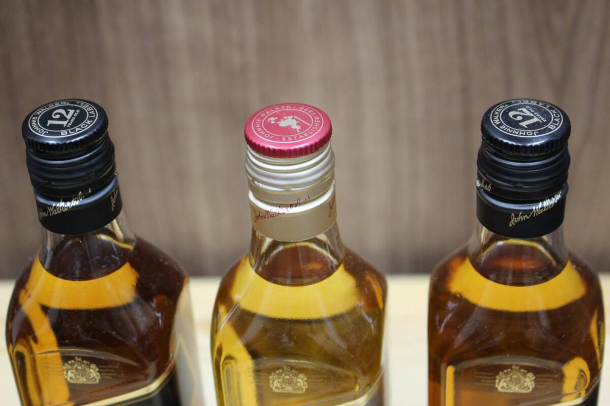 未開栓 ジョニーウォーカー ブラックラベル 12年 3本セット 未開栓 ジョニーウォーカー ブラックラベル 12年 3本セット