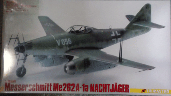 TRIMASTER/1/48/ドイツ空軍メッサーシュミットMe-262 A-1a NACHTJAGER夜間戦闘機/未開封未組立品