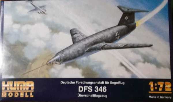 HUMA MODELL/1/72/ドイツ空軍DFS346実験機/戦闘機/未組立品