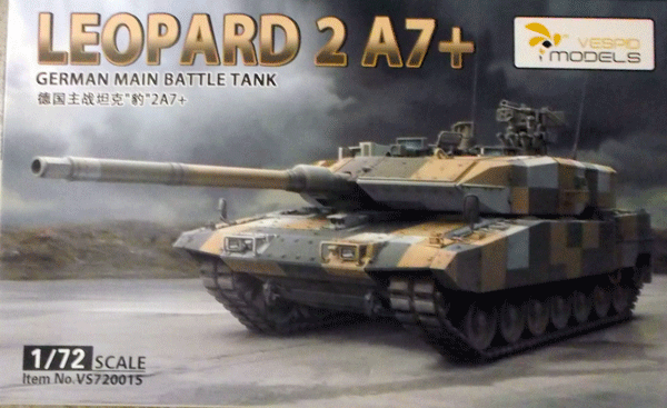 VESPID MODELS/1/72/ドイツ連邦陸軍レオパルド２A7戦車/未組立品